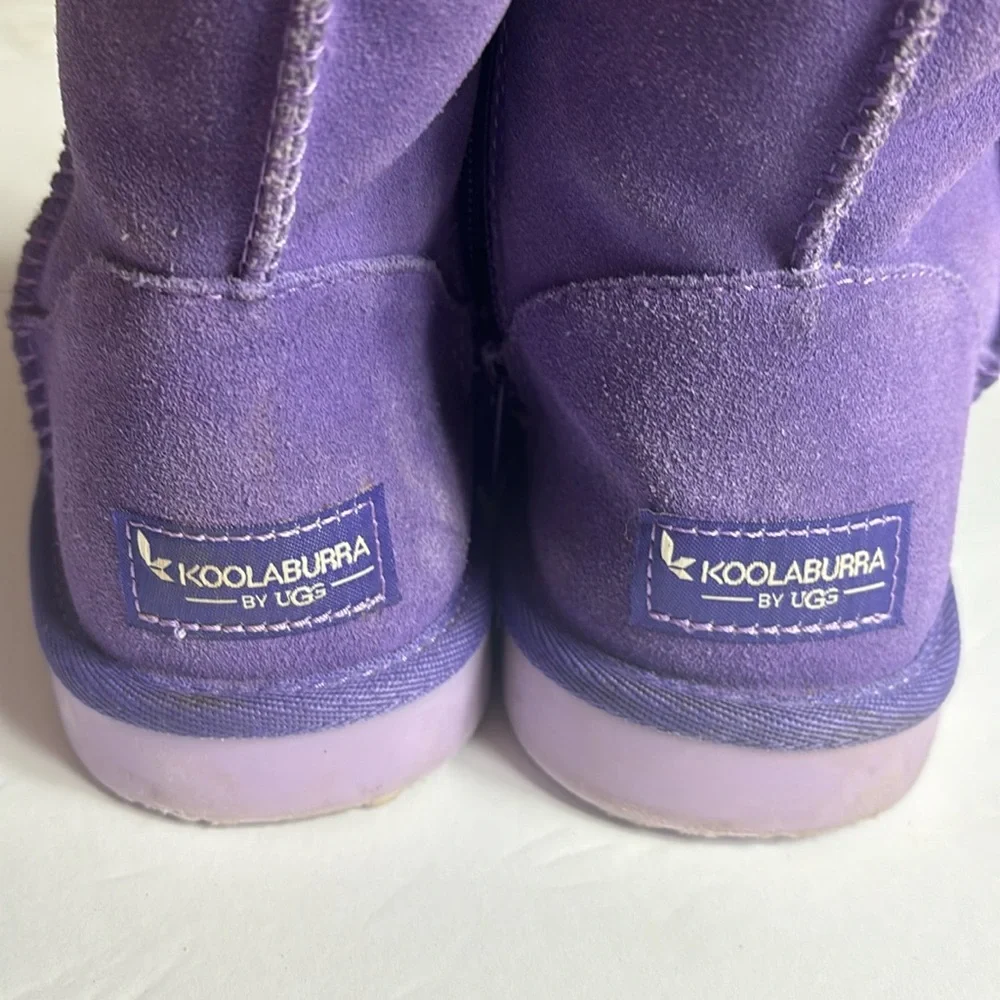 UGG | Koolaburra by UGG girls Mini purple suede boots size 3